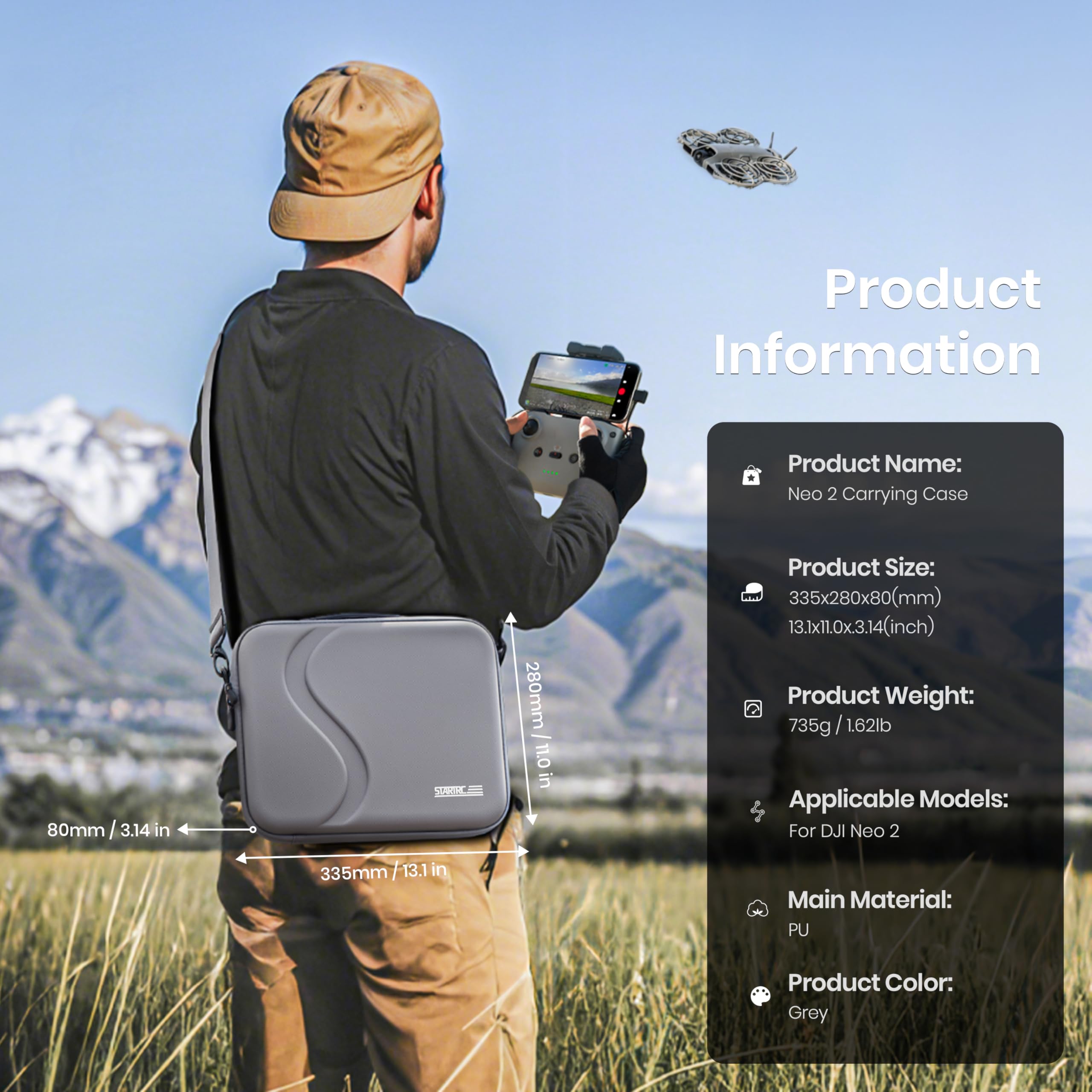 Drone Carrying Bag - Чехол для аксессуаров DJI Neo 2