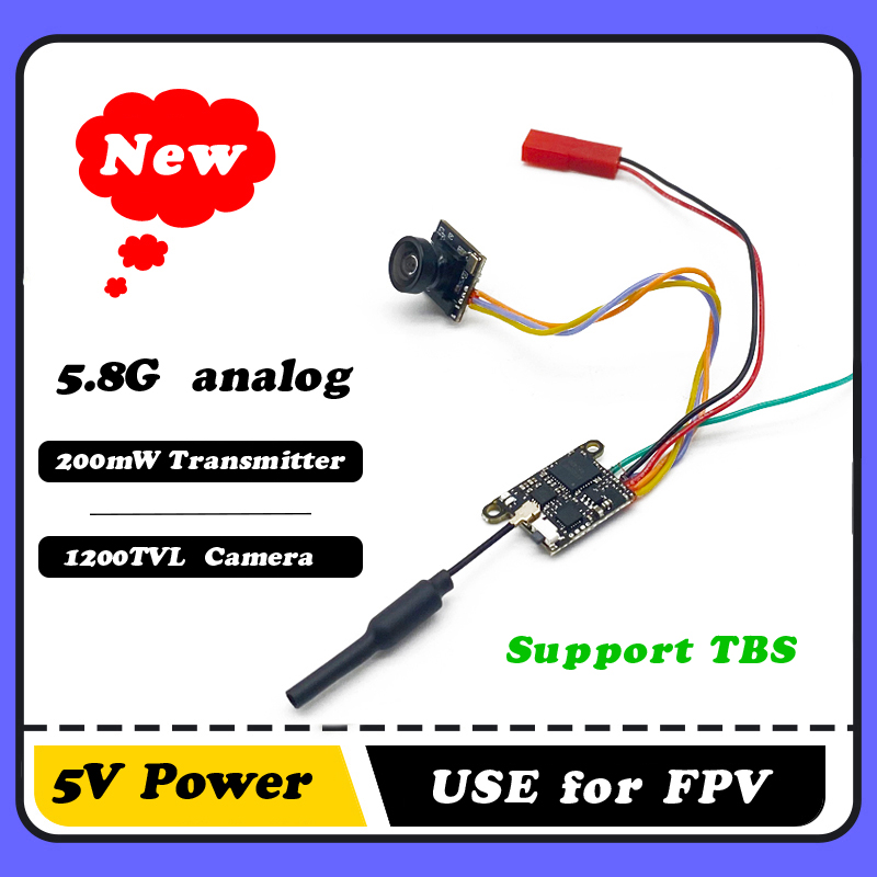 - Remote Control (Rc) Drone - SLONWAKE 5,8G 1200TVL FPV камера VTX