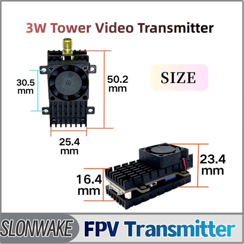 - Remote Control (Rc) Drone - SLONWAKE 5,8G 3000 МВт Модуль передачи