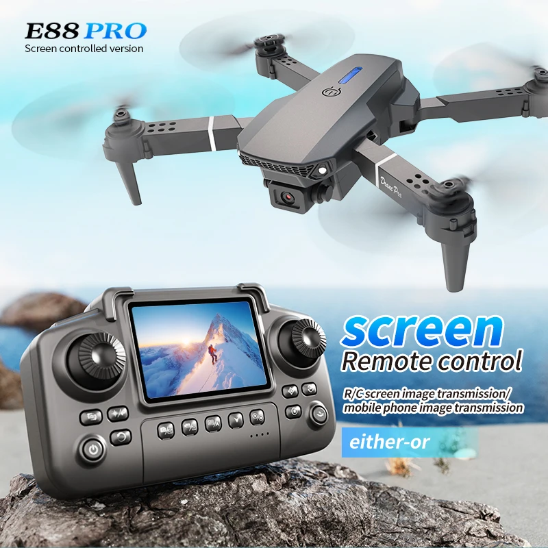 Профессиональный дрон E88 PRO  – обзор и цена Drone Shahed Rc