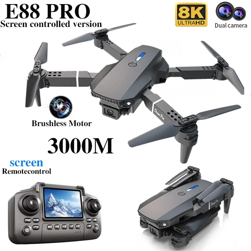 Профессиональный дрон E88 PRO  – обзор и цена Drone Shahed Rc