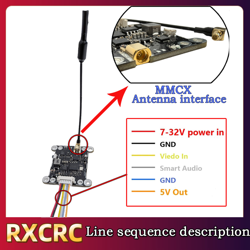RXCRC 5,8G модуль 48 каналов 1 – обзор и цена - Remote Control (Rc) Drone