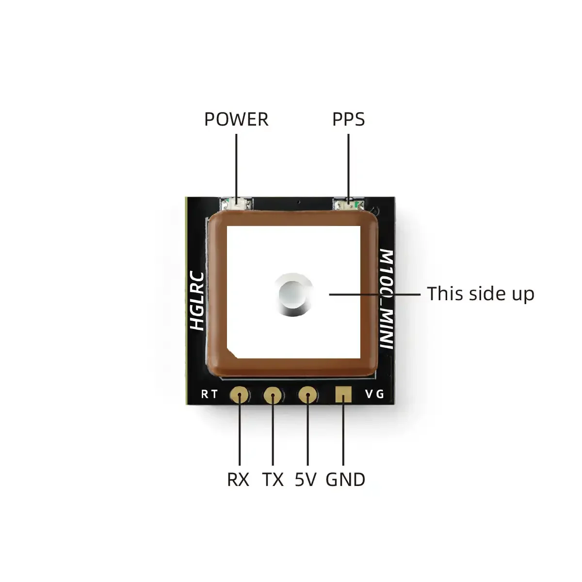 Модуль GPS HGLRC M100 MINI M10 – обзор и цена Fpv Antenna Receiver